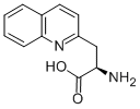 (R)-2-AMINO-3-QUINOLIN-2-YL-PROPIONIC ACID 化学構造式