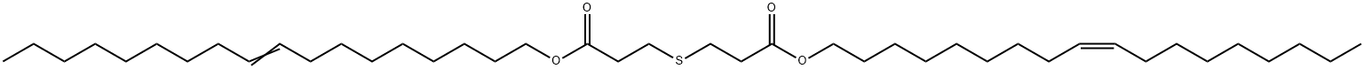 3,3'-チオビス[プロピオン酸(Z)-9-オクタデセニル] 化学構造式