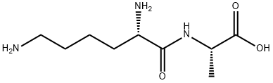 (2S)-2-[(L-リシル)アミノ]プロピオン酸 化学構造式