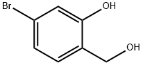 5-溴-2-羟甲基苯酚, 170434-11-4, 结构式