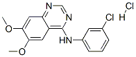 6,7-Dimethoxy-4-[N-(3-chlorophenyl)amino]quinazoline hydrochloride Structure