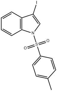 3-碘-1-甲苯磺酰基-1H-吲哚,170456-80-1,结构式