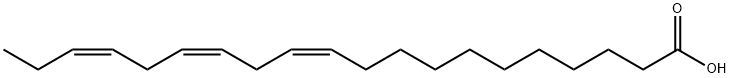 顺式-11,14,17-二十碳三烯酸 结构式