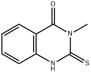 2-MERCAPTO-3-METHYL-3H-QUINAZOLIN-4-ONE, 1705-09-5, 结构式