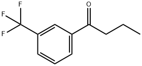 3-trifluoromethylbutyrophenone  Struktur