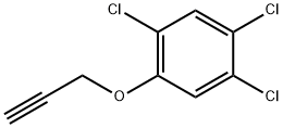 3-(2,4,5-トリクロロフェノキシ)-1-プロピン 化学構造式