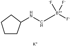 ((环戊基氨基)甲基)三氟硼酸钾, 1705578-40-0, 结构式
