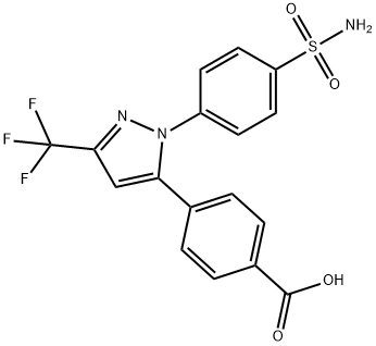 セレコキシブカルボン酸 化学構造式