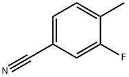 3-氟-4-甲基苯腈, 170572-49-3, 结构式