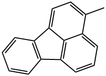 3-メチルフルオランテン 化学構造式