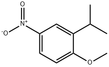5-硝基-2-甲氧基-1-异丙苯 结构式