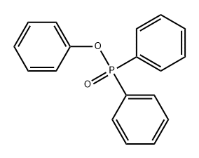 Diphenylphosphinic acid phenyl ester 结构式