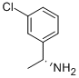 (R)-1-(3-クロロフェニル)エチルアミン 化学構造式