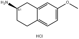 (R)-2-氨基-7-甲氧基四氢萘盐酸盐 结构式