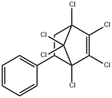 1,2,3,4,7,7-Hexachloro-5-phenylnorborn-2-ene Structure