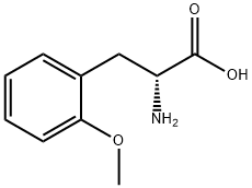 (R)-2-アミノ-3-(2-メトキシフェニル)プロパン酸 化学構造式
