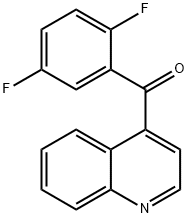 4-(2,5-Difluorobenzoyl)quinoline Structure