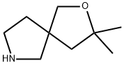 3,3-二甲基-2-氧杂-7-氮杂螺[4.4]壬烷, 1706435-18-8, 结构式