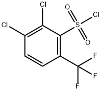 2,3-Dichloro-6-(trifluoromethyl)benzenesulfonylchloride Struktur