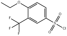4-Ethoxy-3-(trifluoromethyl)benzenesulfonylchloride Struktur