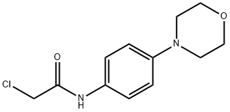 2-氯-N-(4-吗啉-4-苯基)-乙酰胺, 170655-46-6, 结构式
