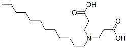 N-(2-carboxyethyl)-N-dodecyl-beta-alanine, 17066-08-9, 结构式