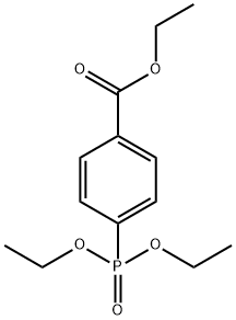 4-(DIETHOXY-PHOSPHORYL)-BENZOIC ACID ETHYL ESTER 化学構造式