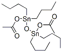 1,3-二(乙酰基氧基)-1,1,3,3-四丁基二锡氧烷 结构式