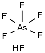 HEXAFLUOROARSENIC ACID Struktur