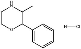PHENMETRAZINE HYDROCHLORIDE CII (200 MG) Struktur
