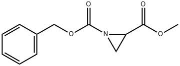 氮丙啶-1,2-二甲酸 1-苄酯 2-甲酯 结构式