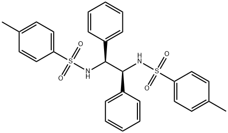 (1S,2S)-N,N′-ジ-P-トルエンスルホニル-1,2-ジフェニル-1,2-エチレンジアミン 化学構造式
