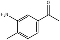 1-(3-アミノ-4-メチルフェニル)エタノン 化学構造式