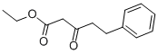 乙基 3-氧亚基-5-苯基戊酯, 17071-29-3, 结构式