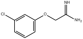 2-(3-CHLORO-PHENOXY)ACETAMIDINE Struktur