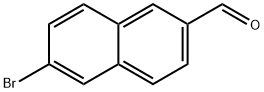 6-ブロモ-2-ナフトアルデヒド 化学構造式