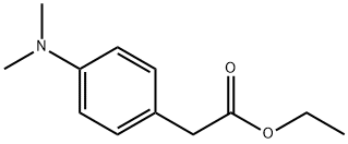 Benzeneacetic acid, 4-(diMethylaMino)-, ethyl ester Struktur