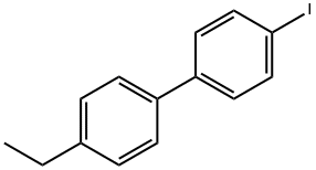 4-エチル-4'-ヨードビフェニル 化学構造式