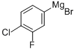 4-CHLORO-3-FLUOROPHENYLMAGNESIUM BROMIDE Struktur