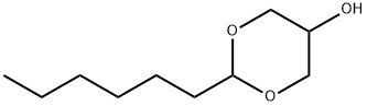 2-hexyl-1,3-dioxan-5-ol 结构式