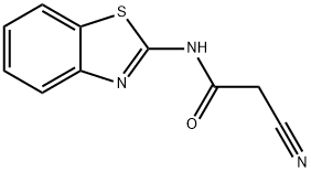 Acetamide, N-2-benzothiazolyl-2-cyano- (9CI) Struktur
