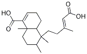 (E)-5-(4-carboxy-3-Methylbut-3-enyl)-5,6,8a-triMethyl-3,4,4a,5,6,7,8,8a-octahydronaphthalene-1-carboxylic acid Structure