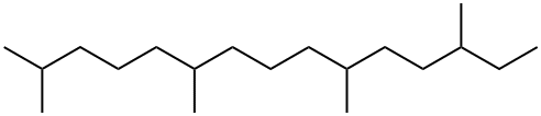 2,6,10,13-Tetramethylpentadecane Structure
