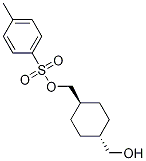 (TRANS-4-(羟甲基)环己基)甲基 4-甲基苯磺酸盐 结构式