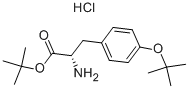 TBU-酪氨酸叔丁酯盐酸盐 结构式