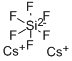 氟硅酸盐, 17084-08-1, 结构式