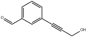 3-(3-羟基-1-丙炔基)-苯甲醛 结构式