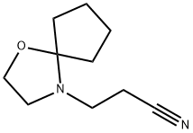 1-Oxa-4-azaspiro[4.4]nonane-4-propanenitrile(9CI) Structure