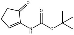 Carbamic acid, (5-oxo-1-cyclopenten-1-yl)-, 1,1-dimethylethyl ester (9CI) Struktur