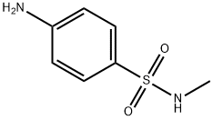 4-アミノ-N-メチルベンゼンスルホンアミド 化学構造式